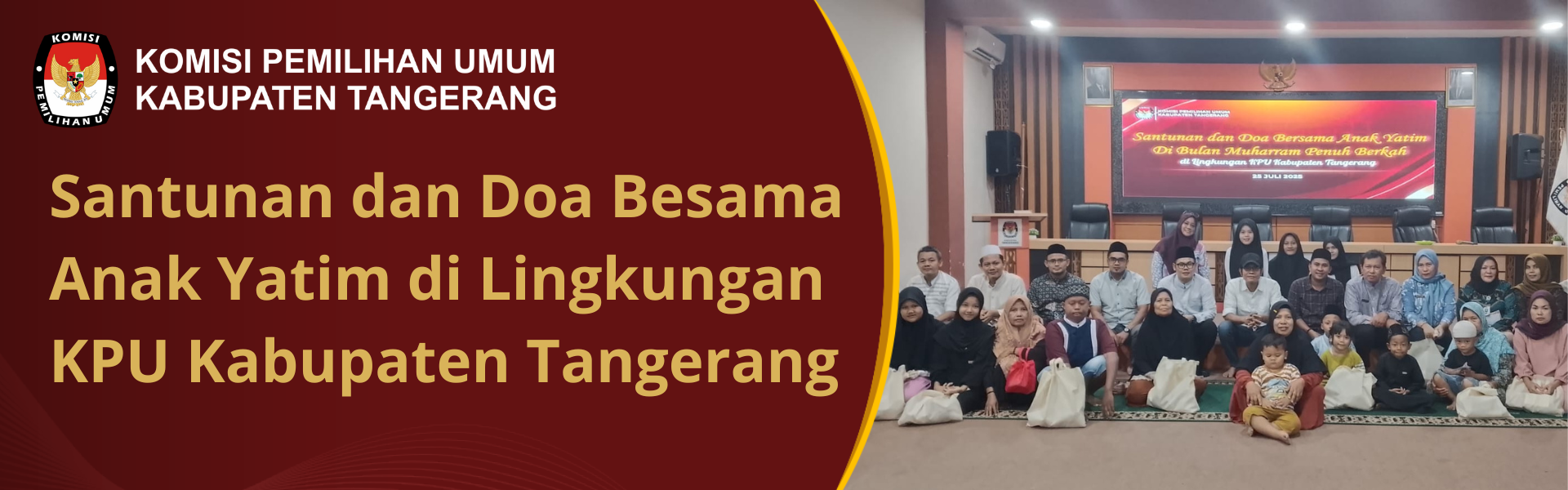 Santunan dan Doa Bersama Anak Yatim